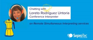 Chatting with a Conference Interpreter on RSI services