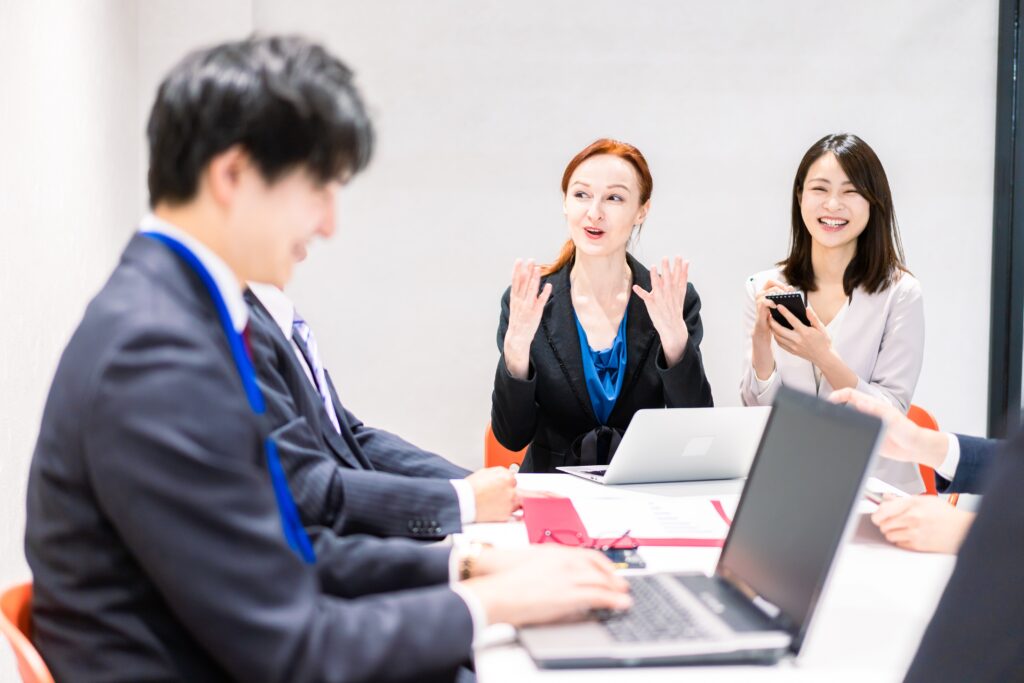 professional translator enabling communication at a negotiation